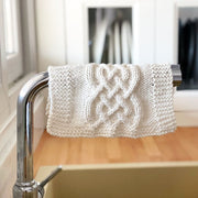 Celtic Cable Dishcloth Knitting Pattern - Handy Little Me Shop