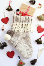 Christmas stocking knitting pattern