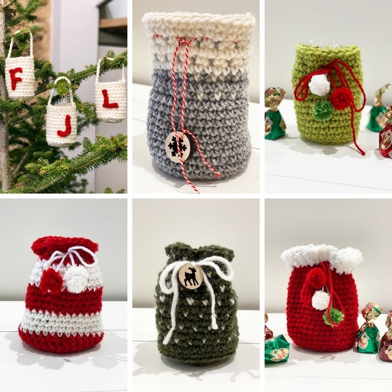 Christmas Crochet Bag Patterns - Handy Little Me Shop