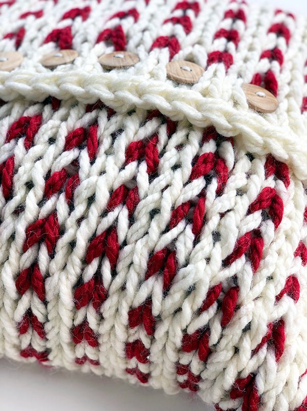 Christmas Pillow Cover Knitting Pattern - Handy Little Me Shop