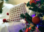 Christmas Pillow Cover Knitting Pattern