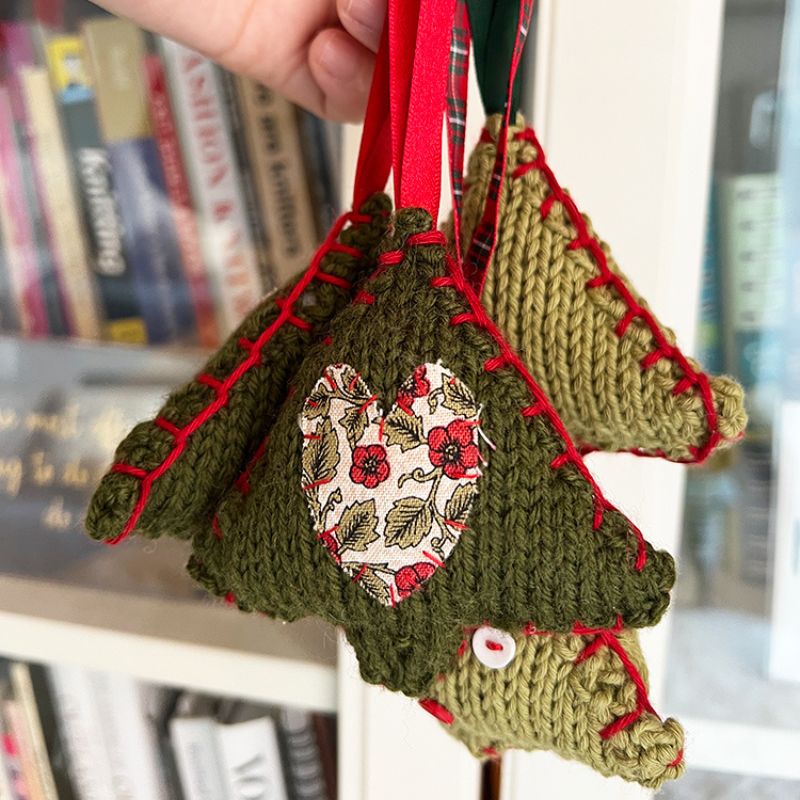Christmas Tree Decoration Knitting Pattern - Handy Little Me Shop