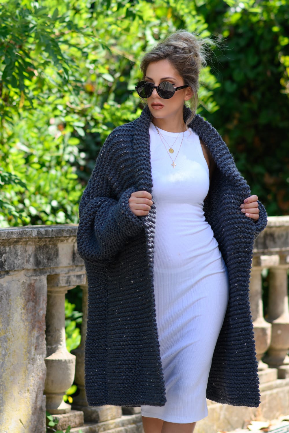 The Chunky Cardigan Knitting Pattern – Handy Little Me Shop