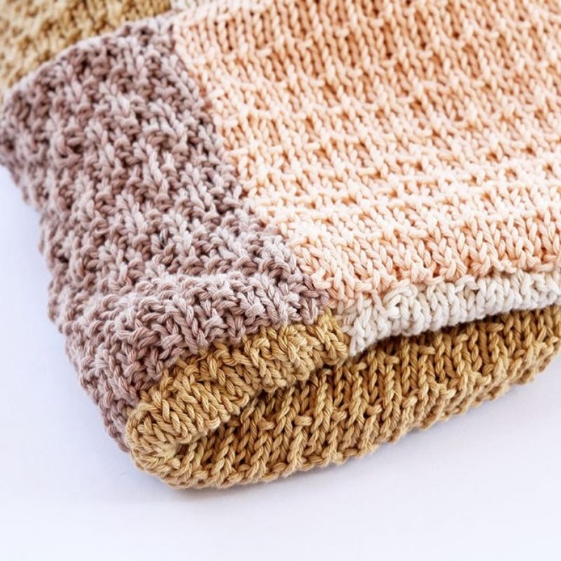 Cotton Baby Blanket Knitting Pattern
