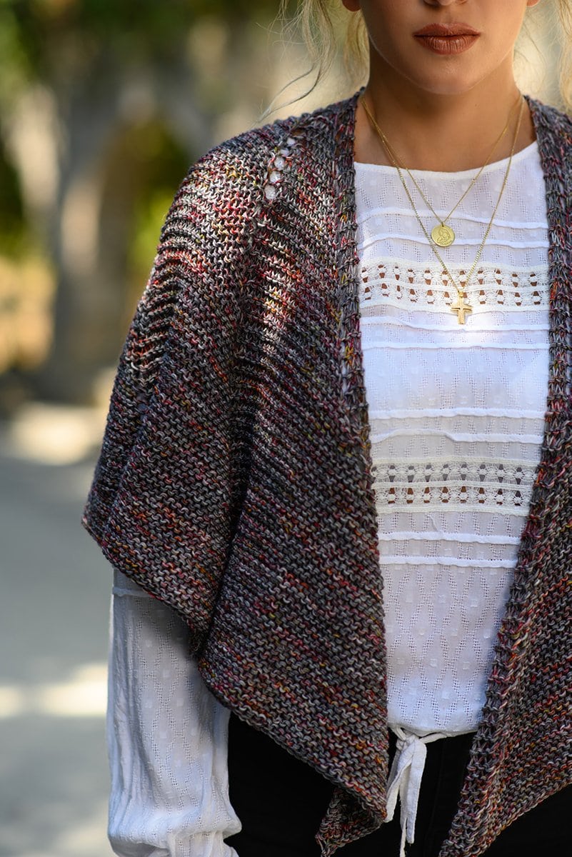 Easy Top - Down Crescent Shawl Knitting Pattern - Handy Little Me Shop