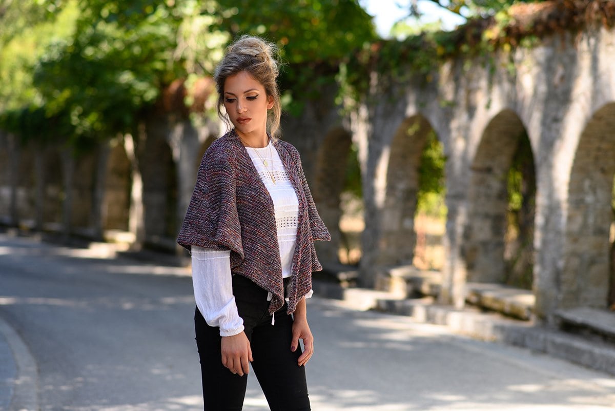 Easy Top - Down Crescent Shawl Knitting Pattern - Handy Little Me Shop