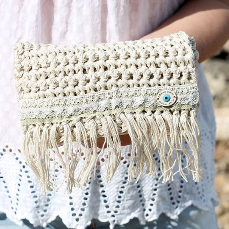 Fringe Clutch Crochet Pattern - Handy Little Me Shop