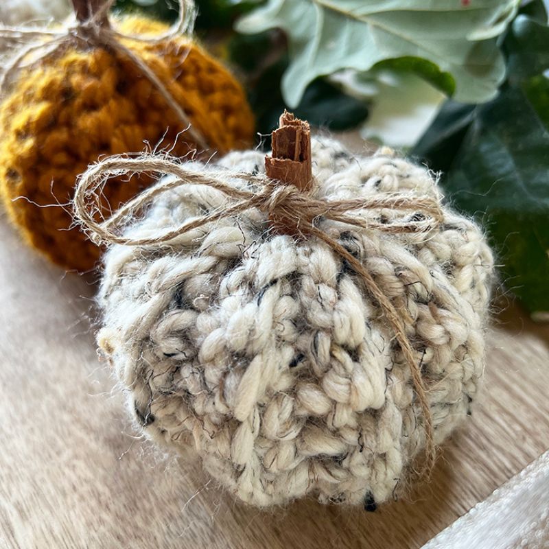 Crochet Pumpkin Pattern - Single Crochet Ribbing