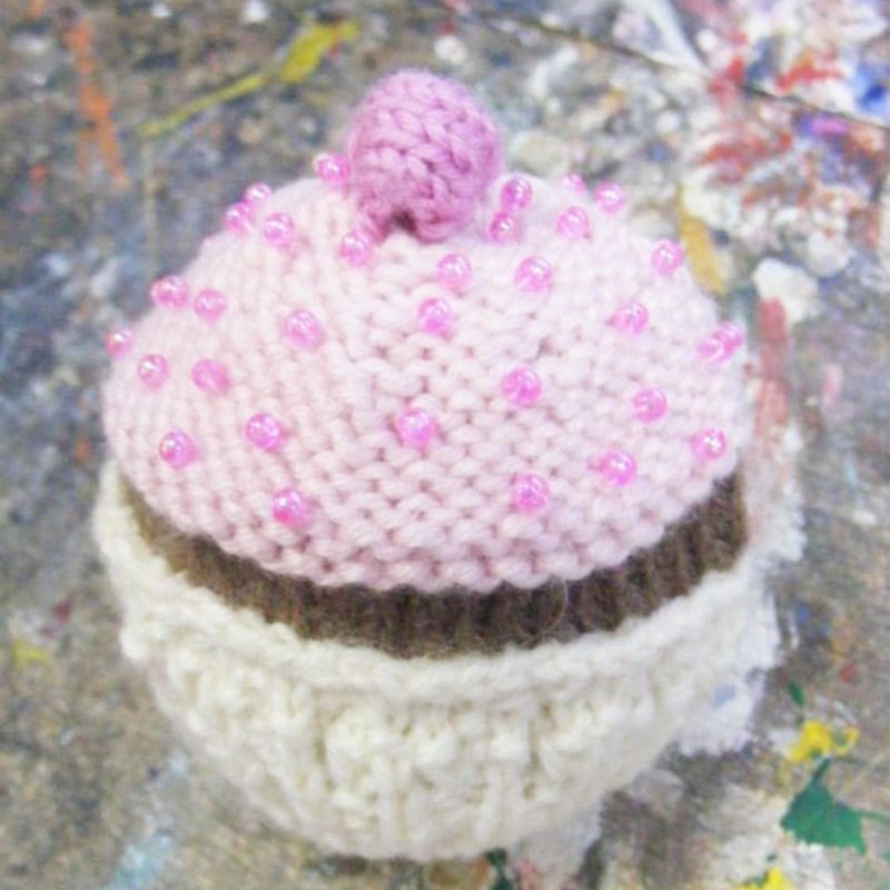 Cupcake Knitting Pattern - Handy Little Me Shop
