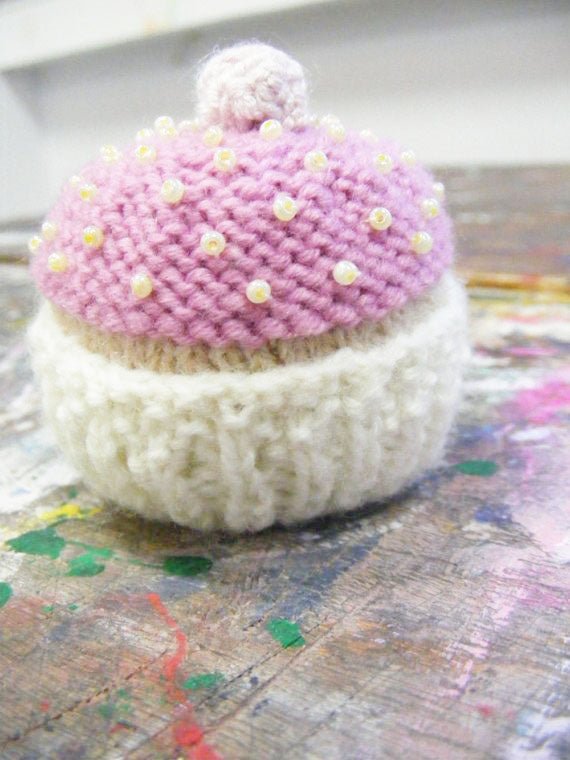 Cupcake Knitting Pattern - Handy Little Me Shop