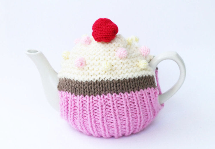 Cupcake Tea Cosy Knitting Pattern