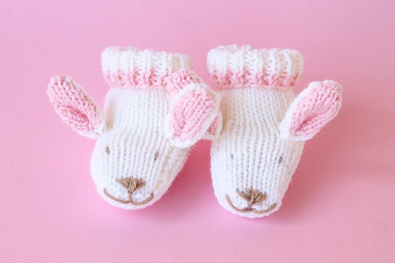 Bunny Slippers Knitting Pattern - Handy Little Me Shop