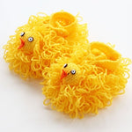 Easter Chick Slippers Knitting Pattern