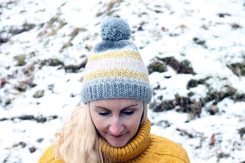 Fair Isle Hat Knitting Pattern - Handy Little Me Shop