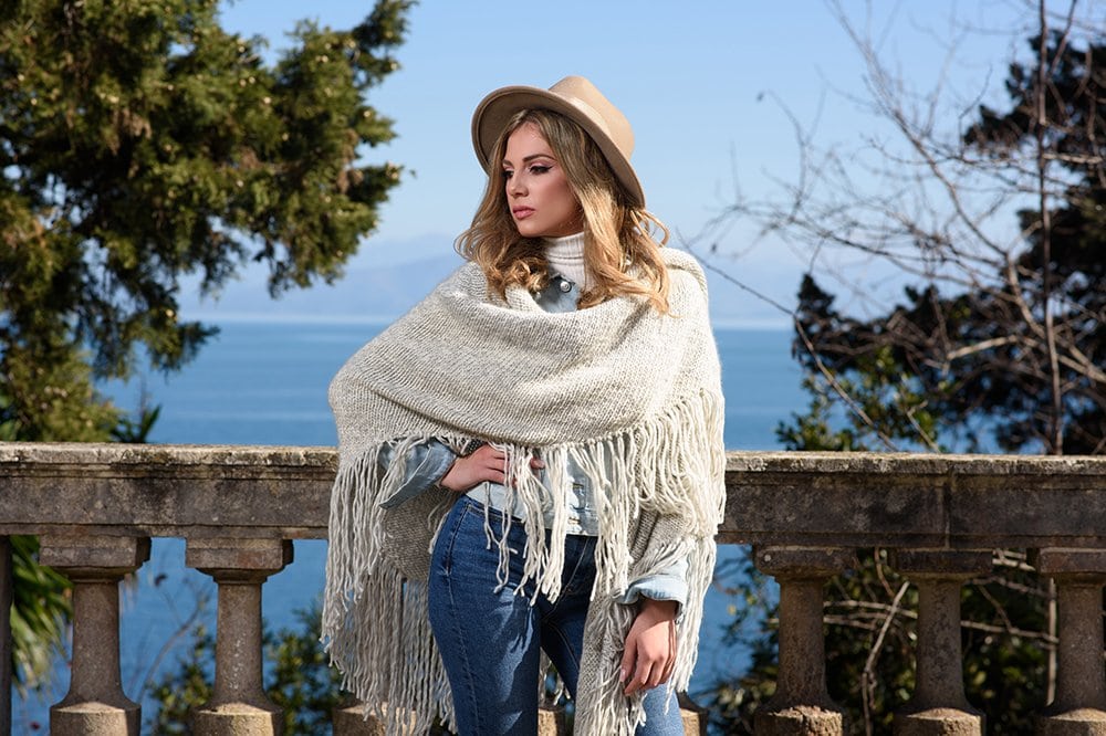 Fringe Shawl Knitting Pattern - Handy Little Me Shop