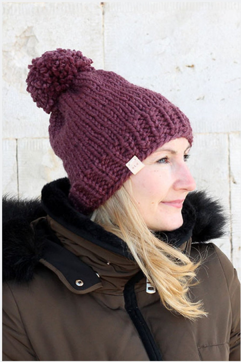 Easy hat knitting pattern