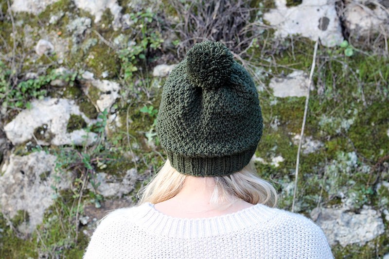 Irish Moss Stitch Hat Knitting Pattern - Handy Little Me Shop
