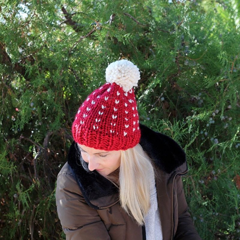 Fair Isle Hat Knitting Pattern - Handy Little Me Shop