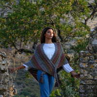 Fall Triangle Wrap Knitting Pattern