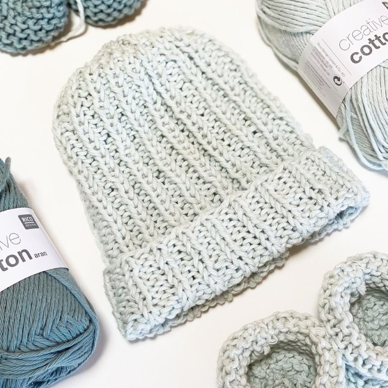 Flat Knit Baby Hat Pattern - Handy Little Me Shop