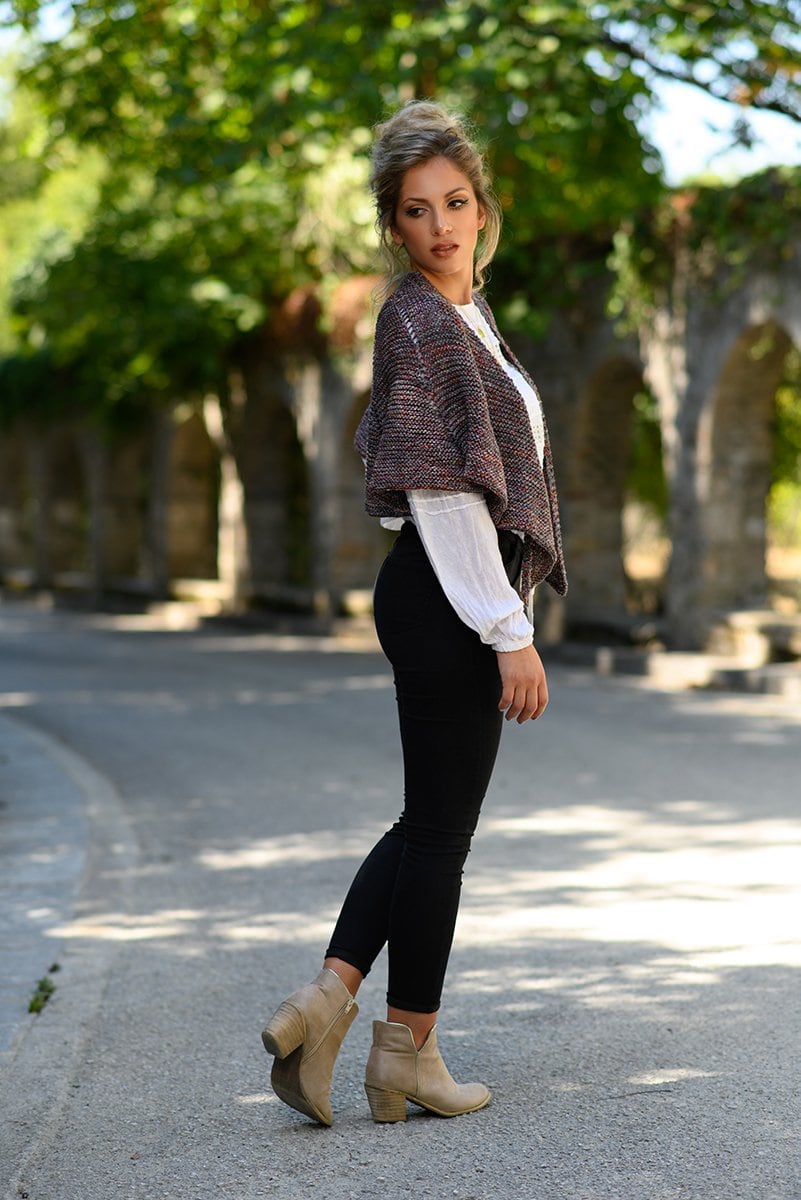 Easy Top - Down Crescent Shawl Knitting Pattern - Handy Little Me Shop