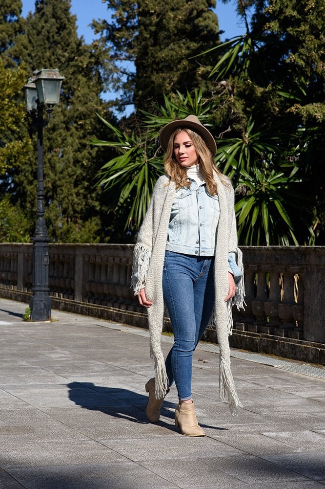 Fringe Shawl Knitting Pattern - Handy Little Me Shop