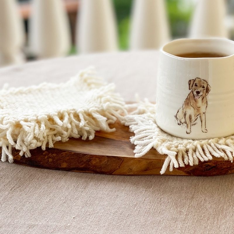 Fringe Coasters Knitting Pattern - Handy Little Me Shop
