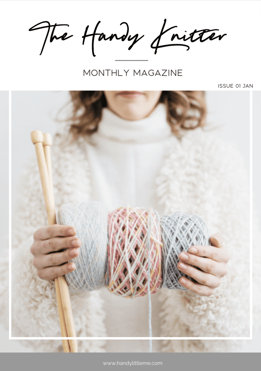 Black Friday Sale! The Handy Knitter Magazine (1st Edition) x 12 Issues - Handy Little Me Shop