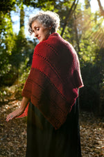 Mabon Asymmetrical Shawl Knitting Pattern