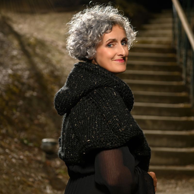 Belladonna Hooded Shawl Knitting Pattern - Handy Little Me Shop