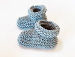 How to knit baby booties for beginners