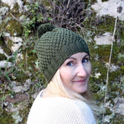 Irish Moss Stitch Hat Knitting Pattern - Handy Little Me Shop