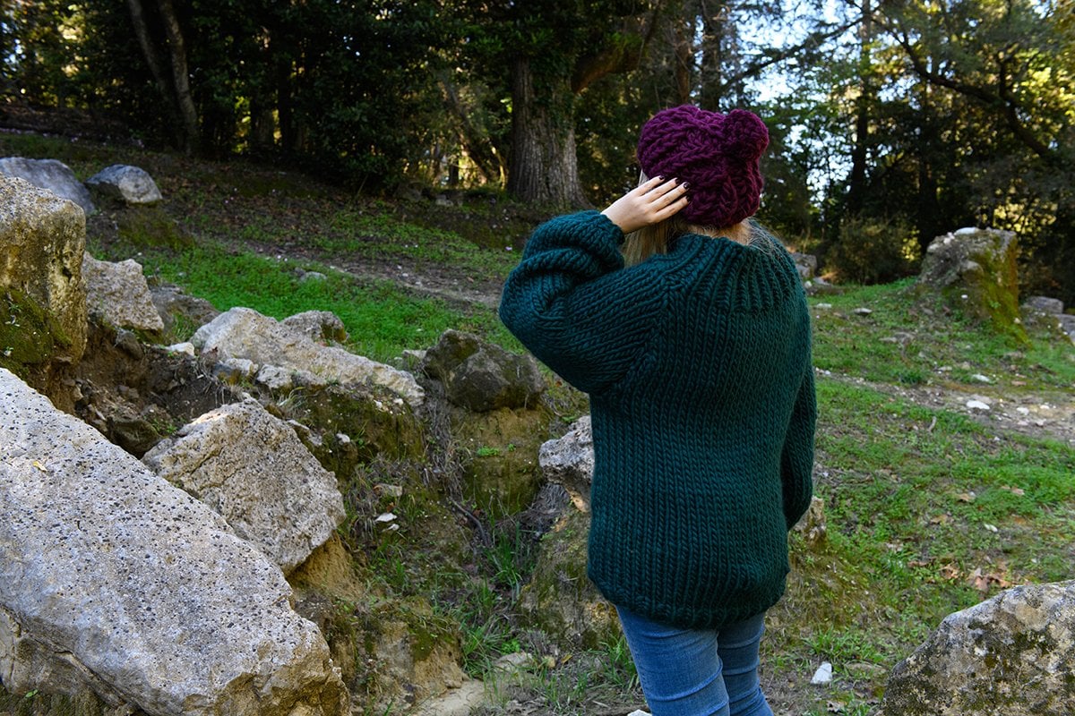 Bordeaux Beret Knitting Pattern - Handy Little Me Shop