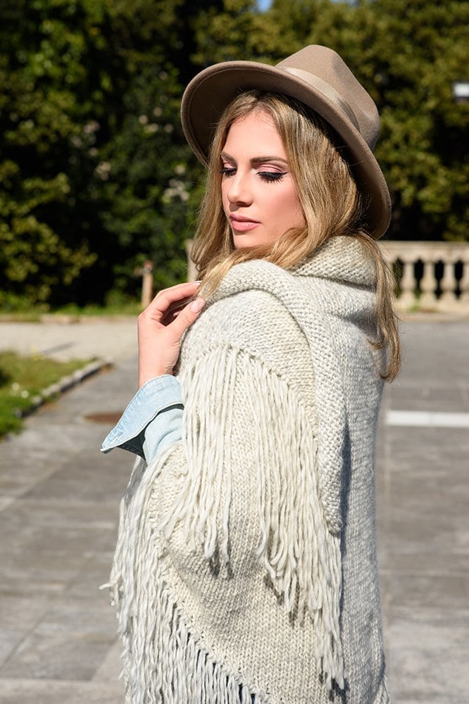 Fringe Shawl Knitting Pattern - Handy Little Me Shop