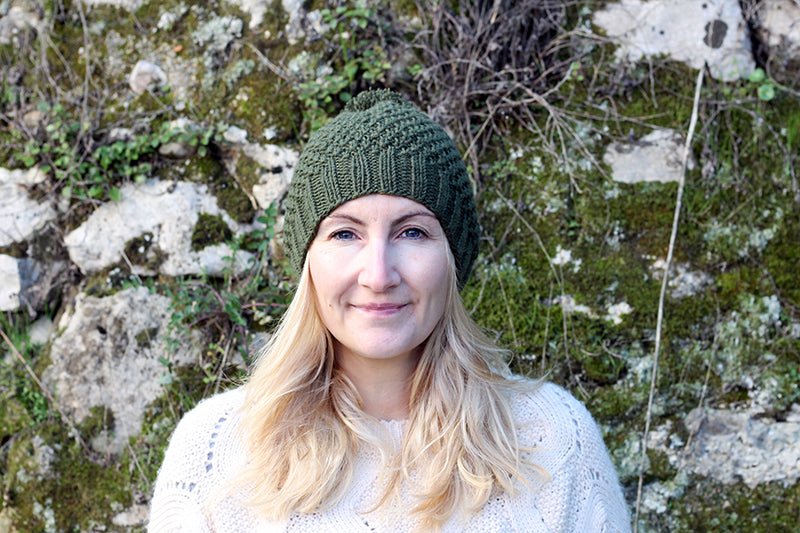Irish Moss Stitch Hat Knitting Pattern - Handy Little Me Shop