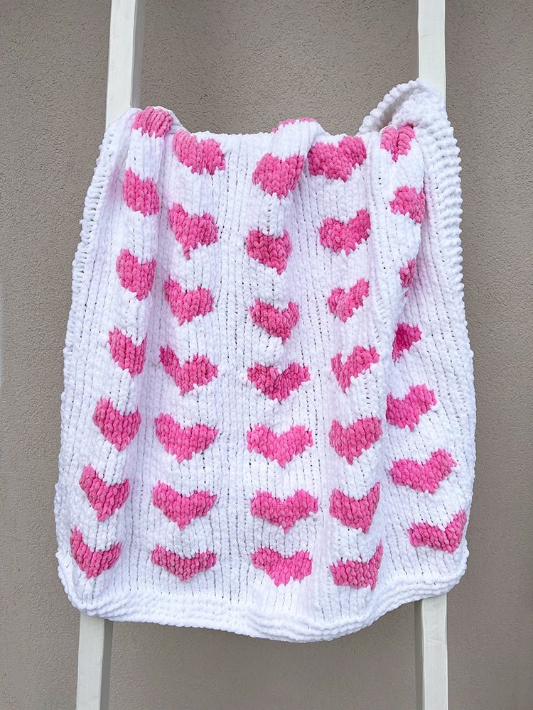 Heart Baby Blanket Pattern - Handy Little Me Shop