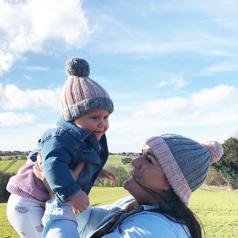 Mommy And Me Beanie Knitting Patterns - Handy Little Me Shop