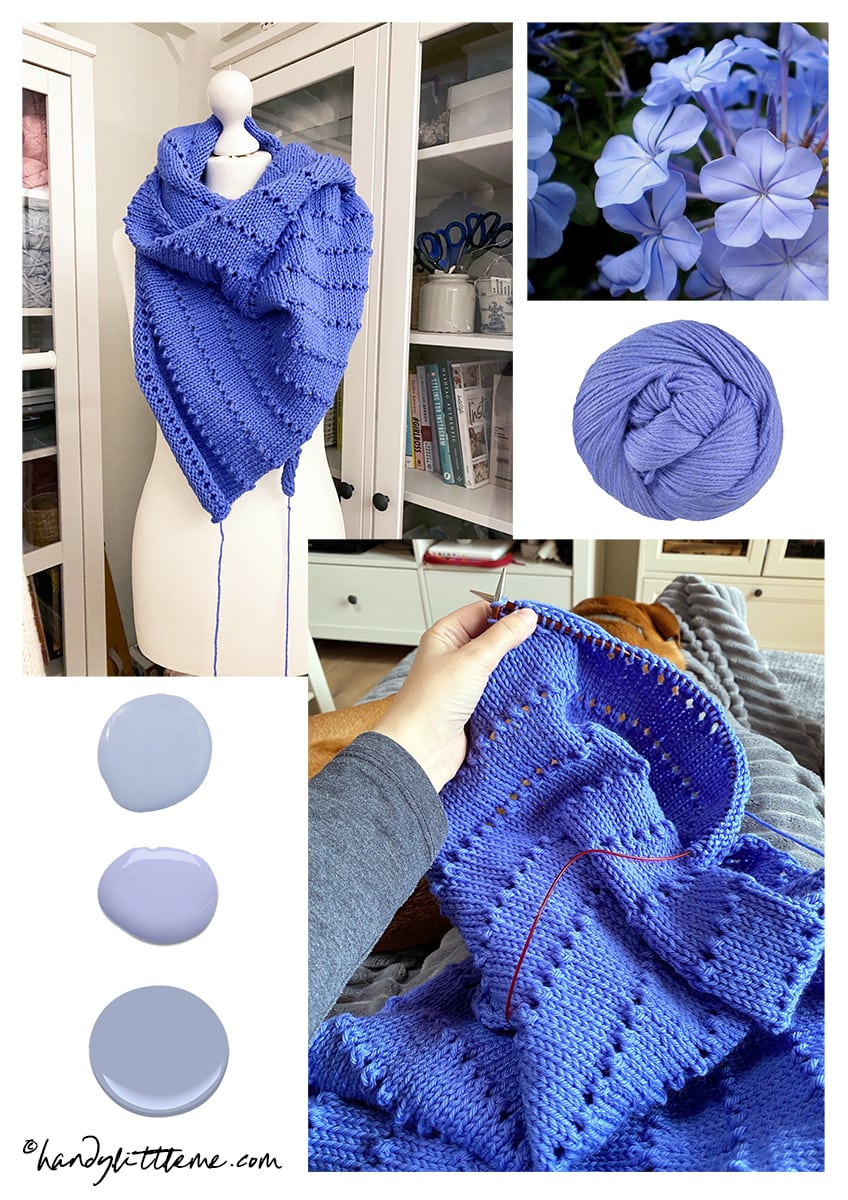 Asymmetrical Shawl Knitting Pattern - Handy Little Me Shop