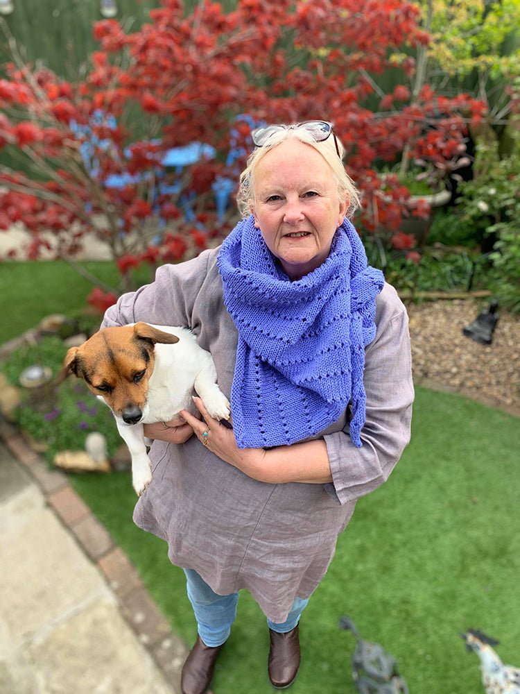 Asymmetrical Shawl Knitting Pattern - Handy Little Me Shop