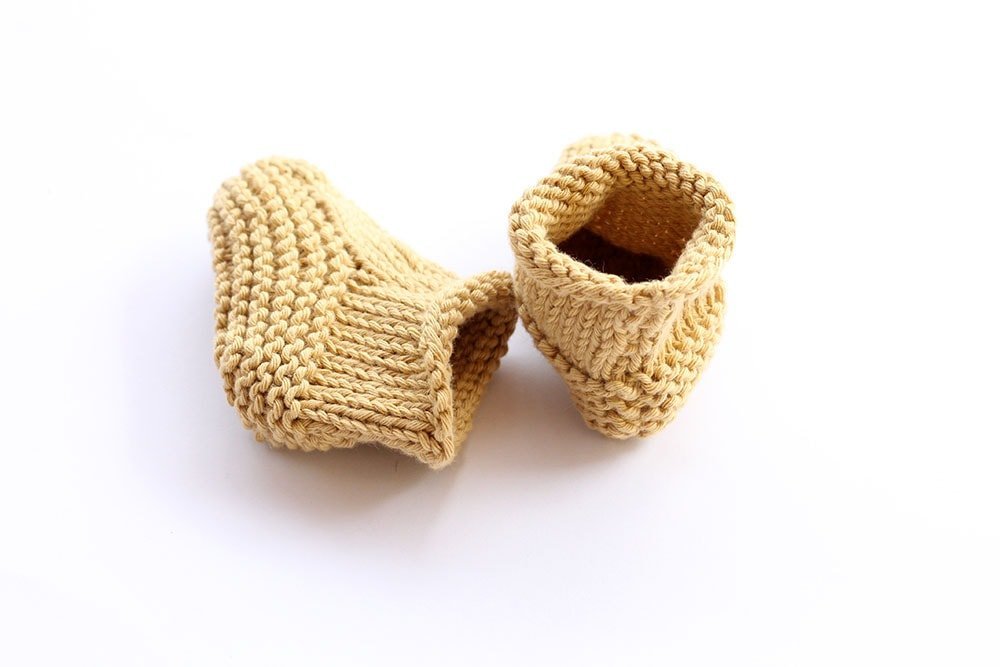 Easy Baby Booties Knitting Pattern - Handy Little Me Shop