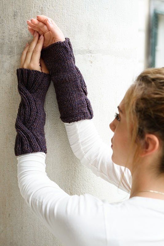 Highlander Arm Warmers Pattern {Cable Knit} - Handy Little Me Shop