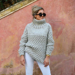 Oversized Chunky Knit Sweater Pattern
