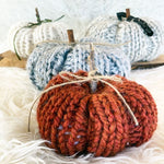 Pumpkin Knitting Pattern {Easy + Quick}
