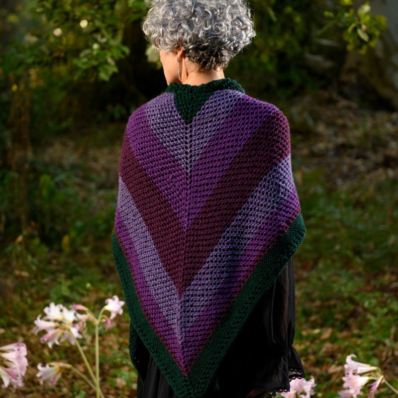 Samhain Triangle Shawl Knitting Pattern - Handy Little Me Shop