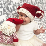 Santa Sack Hat Knitting Pattern