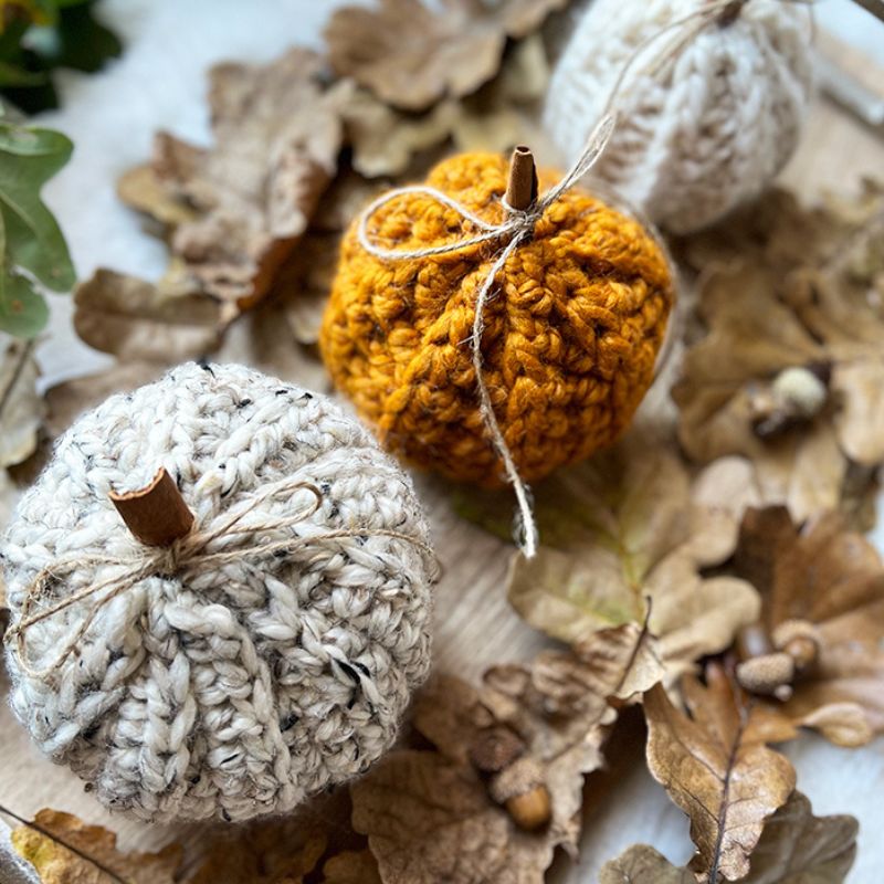 Crochet Pumpkins x 3 Crochet Ribbing Stitch Patterns - Handy Little Me Shop