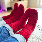 Ribbed Sock Knitting Pattern (6 Sizes) - Handy Little Me Shop