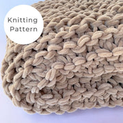 Chunky Baby Blanket Knitting Pattern - Handy Little Me Shop