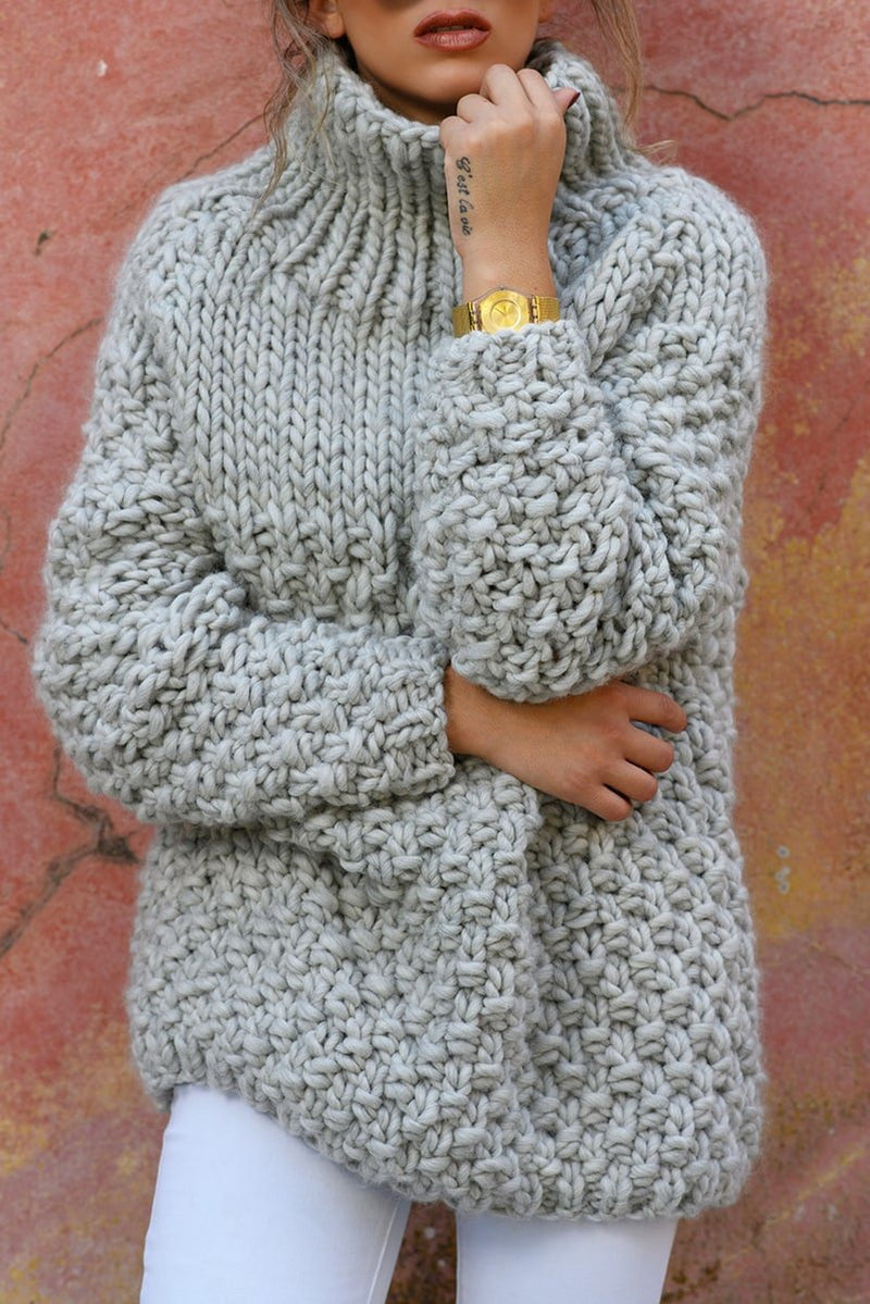 Chunky Celtic Cable Knit Sweater Pattern