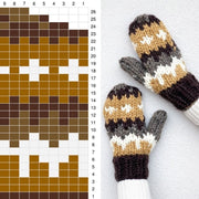 The Bernie Knitted Mittens Pattern - Handy Little Me Shop